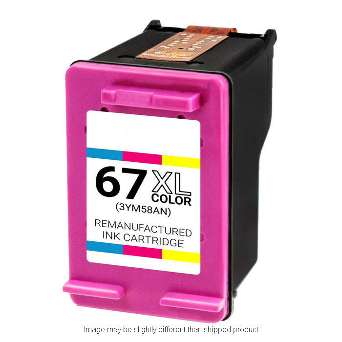 REPL HP 3YM58AN #67XL HI TRI-COLOR INK