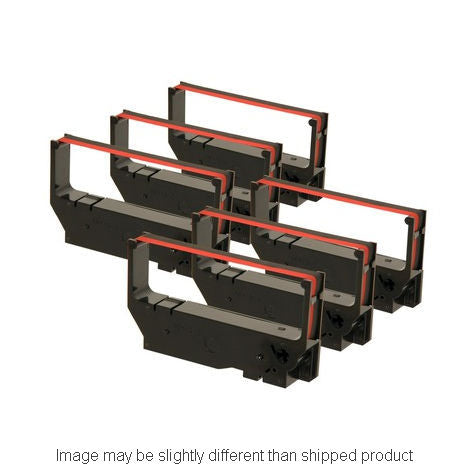 REPL STAR RC-200BR POS 6-BLACK/RED NYLON RIBBON