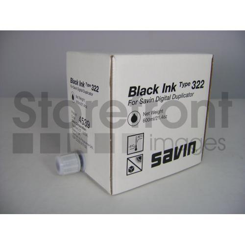 SAVIN 3100DNP TYPE 322 BLACK INK