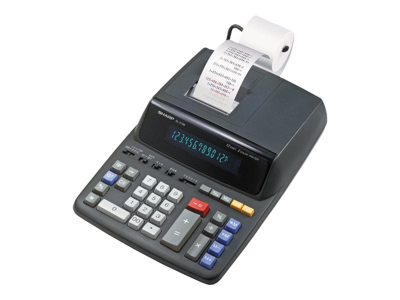 SHARP EL2196BL  12 DIGIT DESKTOP PRINT DISPLAY