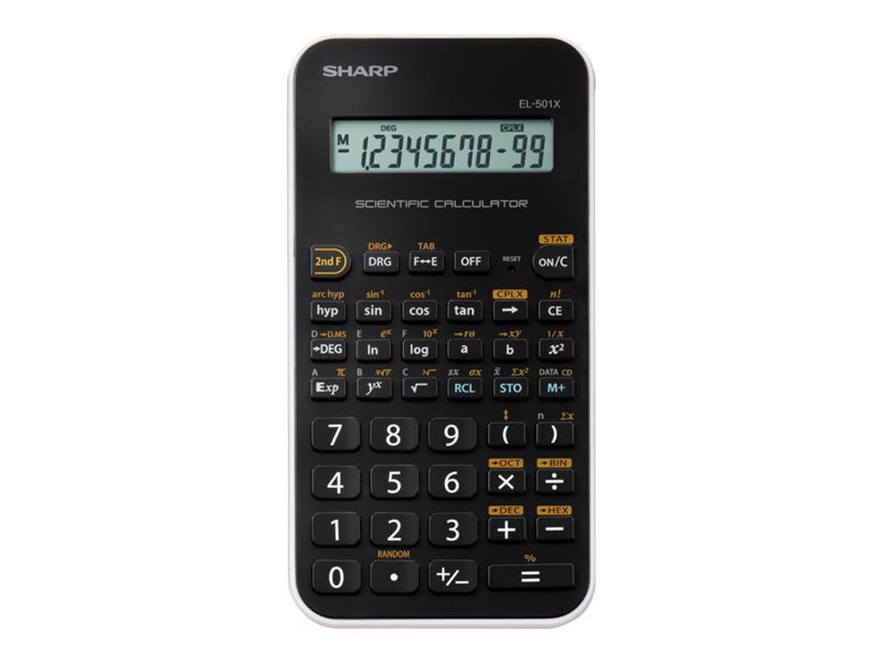 SHARP EL501X2B WHT TRIM FRACTION/SCIENTIFIC CALC