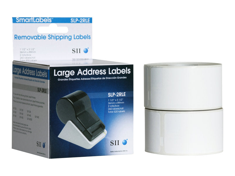 SEIKO THERMAL LABEL WHT 2-260CT  ADDRESS 1.5X3.5