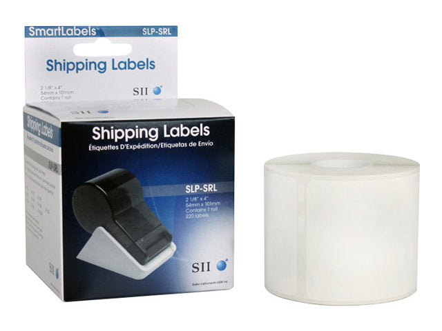 SEIKO THERMAL LABEL WHT 220CT SHIPPING 2" X 4"