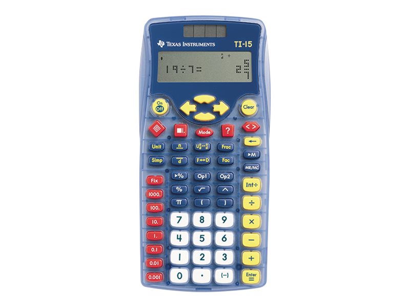 TEXAS TI-15 2-LINE EXPLORER CALC
