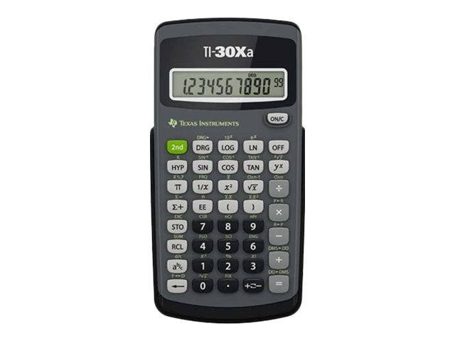 TEXAS TI-30XA 10 DIGIT SCIENTIFIC CALCULATOR