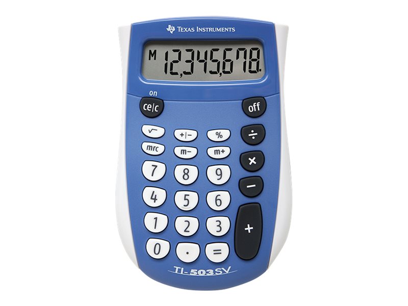 TEXAS TI-503SV 8 DIGIT BASIC HANDHELD CALC