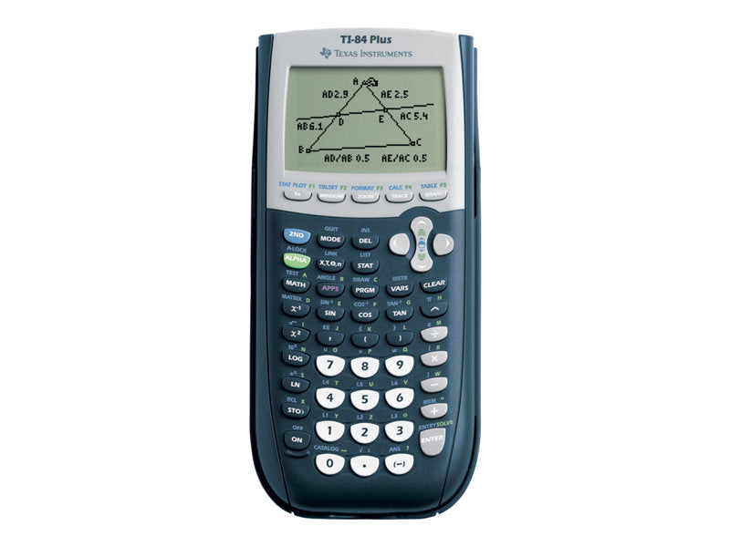 TEXAS TI-84PLUS GRAPHIC CALC W/FLASH SOFTWARE