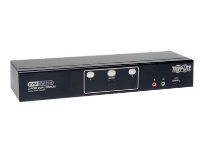 TRIPPLITE 2-PORT TAA DVI DUAL DISPLAY KVM SWITCH
