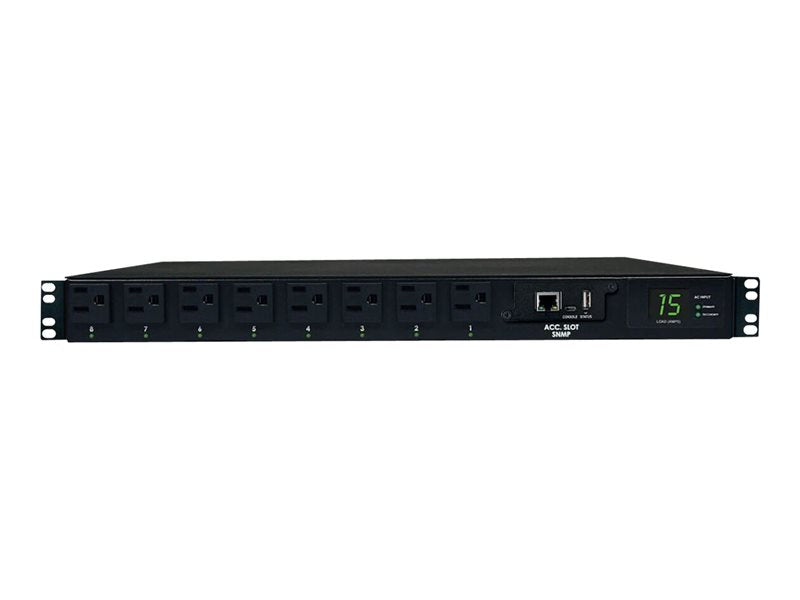 TRIPPLITE 1U 8-OUT LX 1400W ATS SWITCH PDU TAA