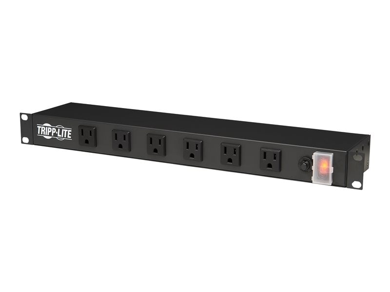 TRIPPLITE 15A 12-OUT RA 1U RACKMOUNT PWR STRIP