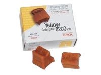XEROX PHASER 8200 2PK SD YELLOW INK STICK