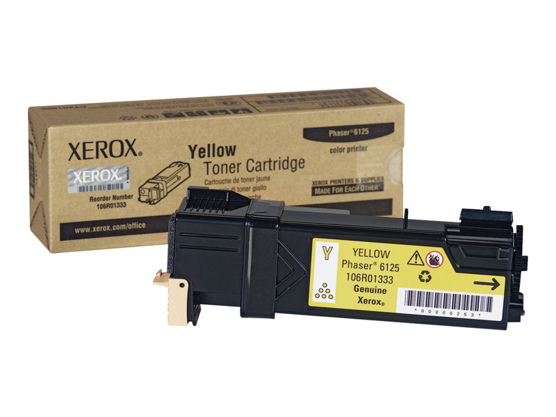 XEROX PHASER 6125  SD YLD YELLOW TONER