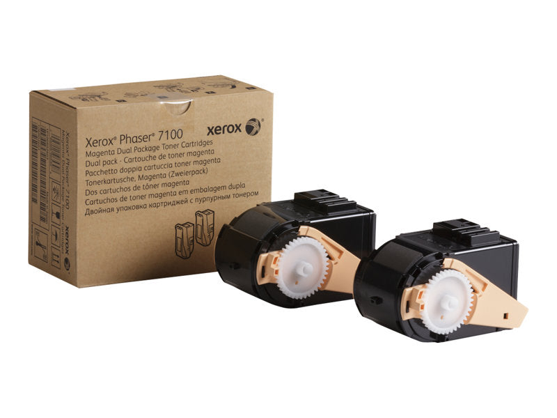 XEROX PHASER 7100  2PK SD YLD MAGNTA TONER