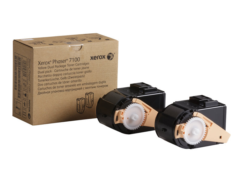 XEROX PHASER 7100  2PK SD YLD YELLOW TONER