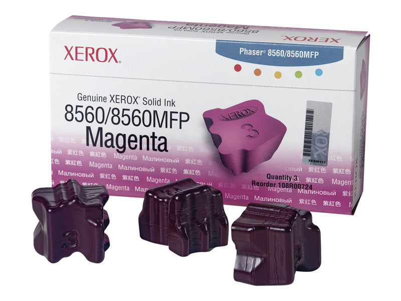XEROX PHASER 8560  3PK SD MAGNTA INK STICK
