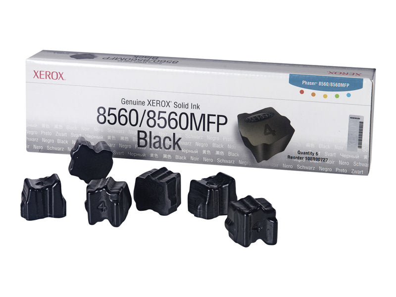 XEROX PHASER 8560  6PK SD BLACK INK STICKS