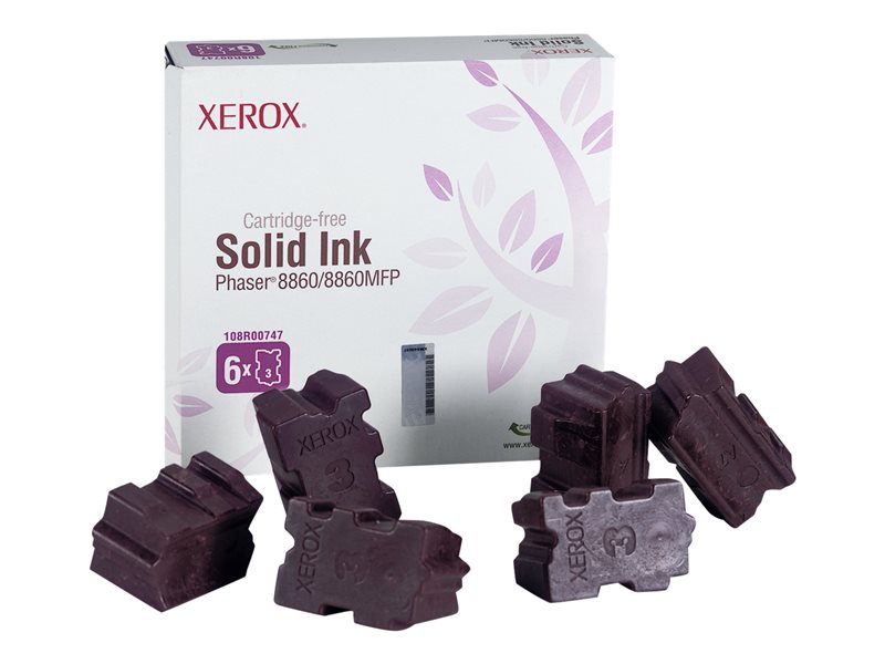 XEROX PHASER 8860  6PK SD MAGNTA INK STICK