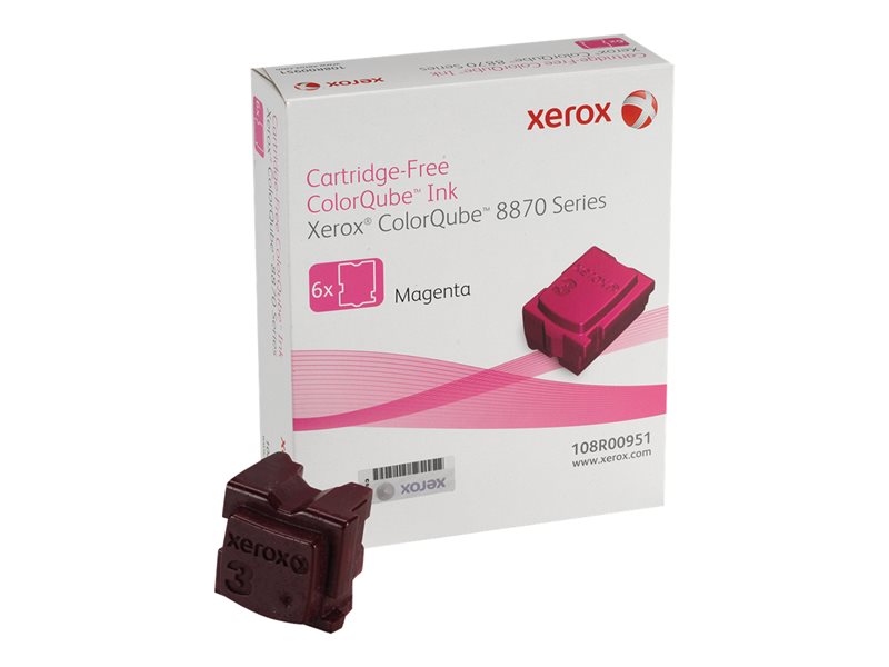XEROX COLORQUBE 8870DN  6PK SD MAGNTA INK STICK