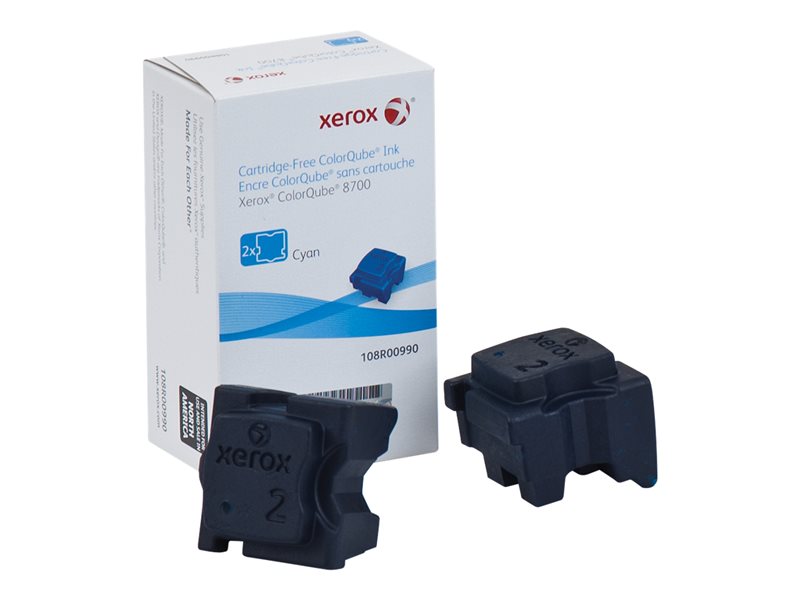 XEROX COLORQUBE 8700  2PK SD CYAN INK STICKS