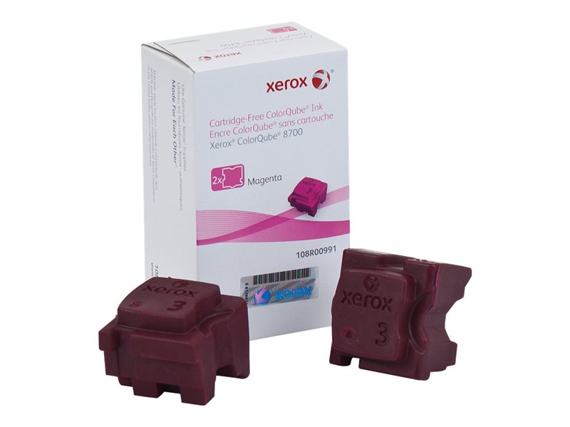 XEROX COLORQUBE 8700  2PK SD MAGNTA INK STICK
