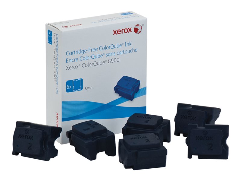 XEROX COLORQUBE 8900  6PK SD CYAN INK STICKS