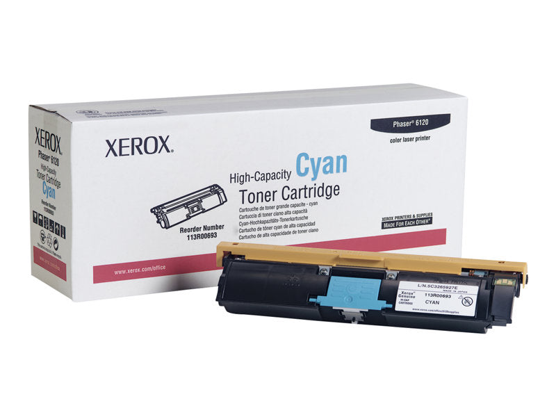 XEROX PHASER 6120 HI YLD CYAN TONER